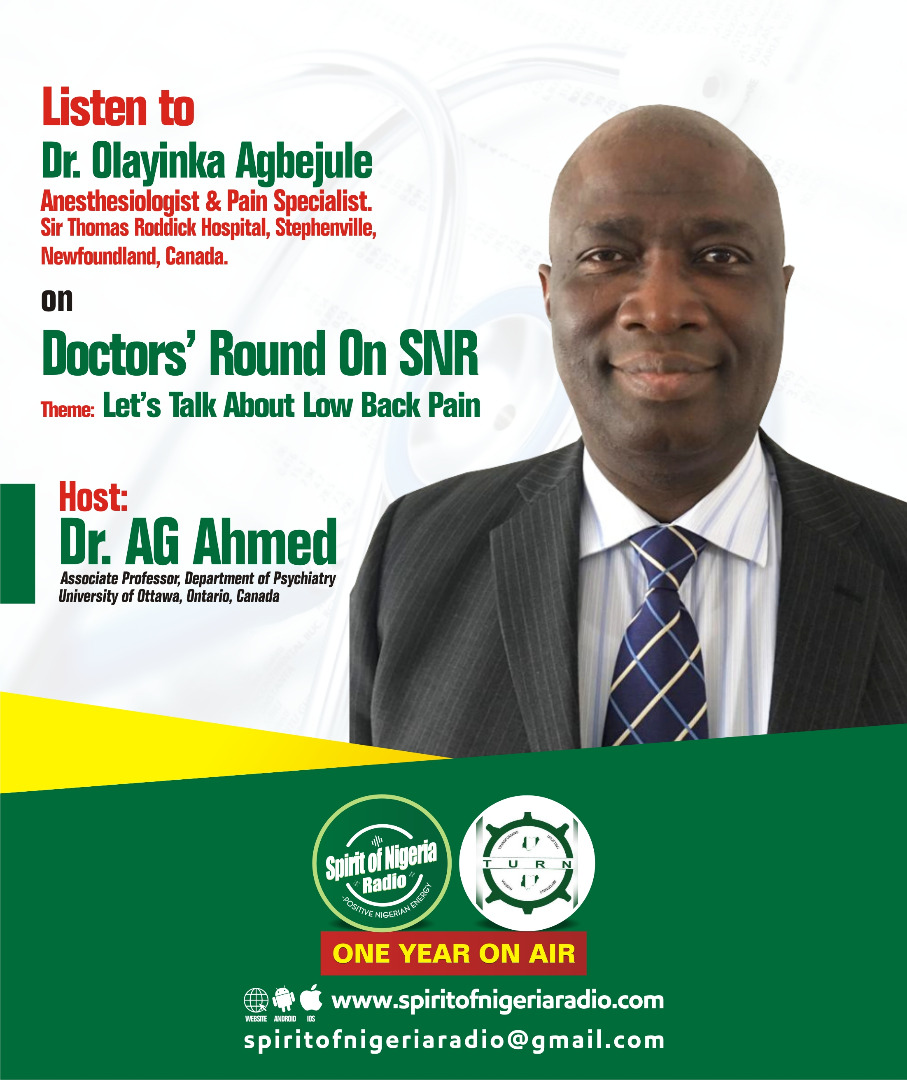 LISTEN TO DR OLAYINKA AGBEJULE ON DOCTORS ROUND